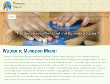 Tablet Screenshot of montessorimagnethartford.org